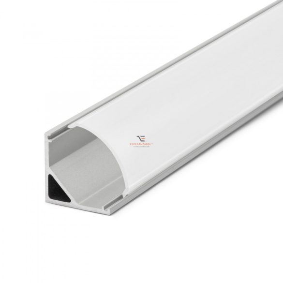 LED aluminium profil sín 1000 x 16 x 16 mm íves sarok profil