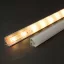 LED aluminium profil takaró búra opál 1000 mm - 41012M1