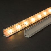   LED aluminium profil takaró búra átlátszó 2000 mm - 41012T2