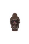Buddha fej kerámia 24x41 cm szürke