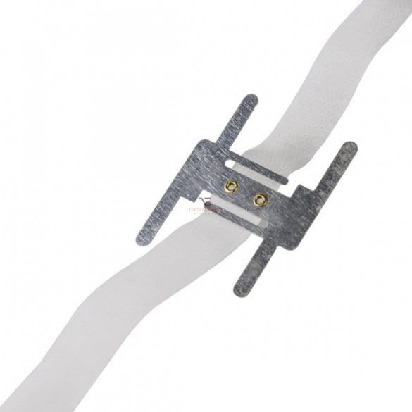 Csuklópánt tépőzáras 24x1,5 mm fehér 2 db-os szett