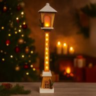 XXL világító kandeláber fa, 82 cm, 28 LED, melegfehér