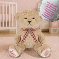 Egyedi neves Plüss Maci 30 cm, baba emlékőrző egyedi idézettel és névvel   Egyedi neves Plüss Maci 30 cm, baba emlékőrző egyedi idézettel és névvel