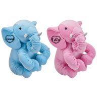 Egyedi neves Plüss Elefánt 40 cm, baba emlékőrző Luxury Egyedi neves Plüss Elefánt 40 cm, baba emlékőrző Luxury