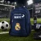 Real Madrid stílusú Iskolatáska személyre szabható, egyedi névvel  Sötétkék