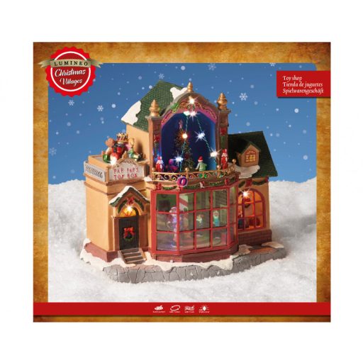 Luxury Karácsonyi Dioráma "Toy Shop" 30 cm