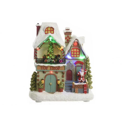 Luxury Karácsonyi Dioráma mozgó jelenettel "Premio" 4 féle 18 cm