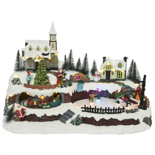 XL Luxury Karácsonyi Dioráma "TOWN" 41 cm