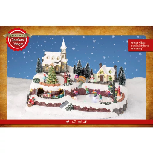 XL Luxury Karácsonyi Dioráma "TOWN" 41 cm