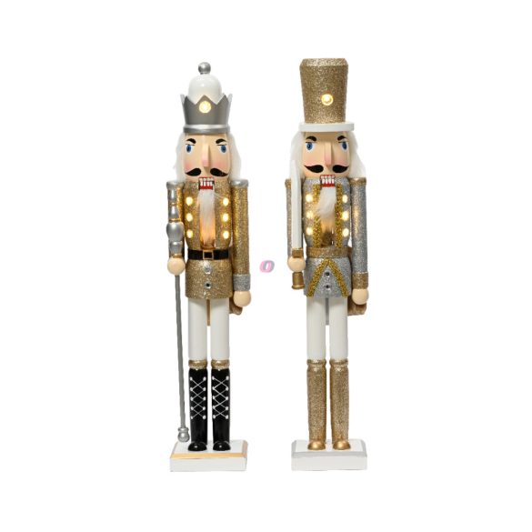 Luxury Fa Diótörő figura "Elegance" LED világítással 50 cm