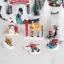 XL Luxury 7 db-os Karácsonyi falu figura szett "Snow fun"