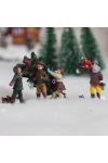 Luxury Karácsonyi falu figura szett  "Winter wonderland" 2 db-os