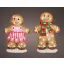Luxury kültéri világító mézeskalács figura 46 cm, akril, IP44, timer