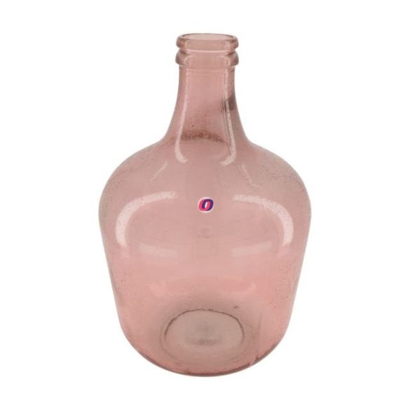 Palack újrahasznosított üveg 27x42 cm rózsaszín