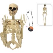   90cm-es Halloween csontváz dekoráció mozgatható testrészekkel