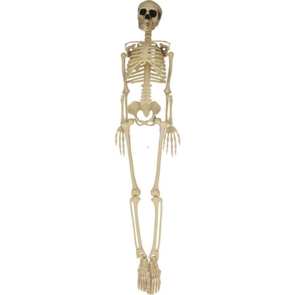 90cm-es Halloween csontváz dekoráció mozgatható testrészekkel