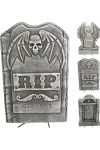XL Halloween Sírkő dekor 47 cm 3 Féle Mintával