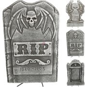 XL Halloween Sírkő dekor 47 cm 3 Féle Mintával