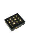 Luxury üveg karácsonyfa gömb 3 cm, arany combi, 16 db-os szett