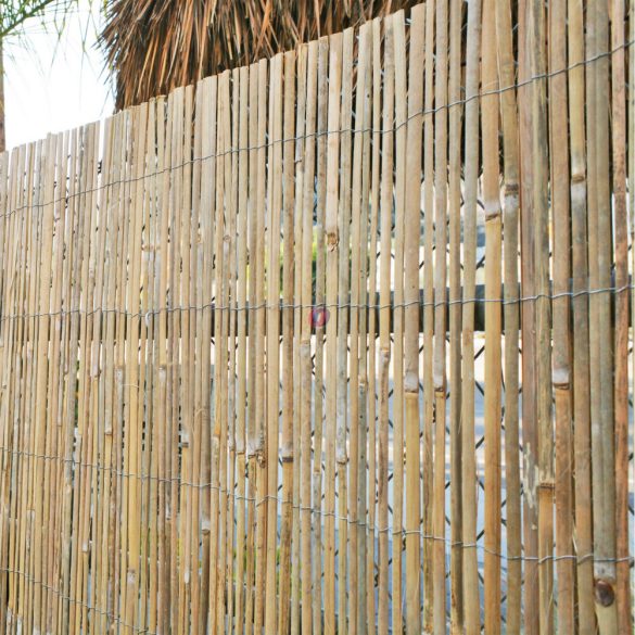Prémium természetes bambusz belátásgátló 1 x 5 m nádkerítés