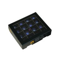 Karácsonyfagömb (üveg) – 16 darabos, kék, 3 cm