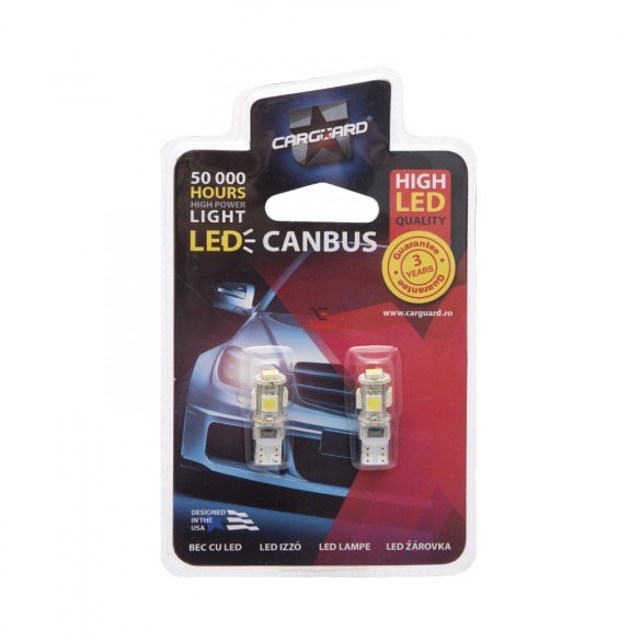 LED izzó CAN105 Canbus 3W • T10 • 90 lumen2 db / bliszter