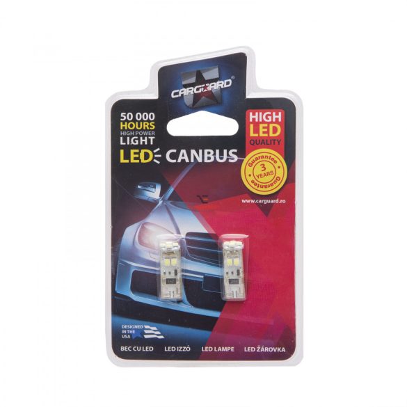 LED izzó CAN102 Canbus 3W • T10 • 56 lumen2 db / bliszter