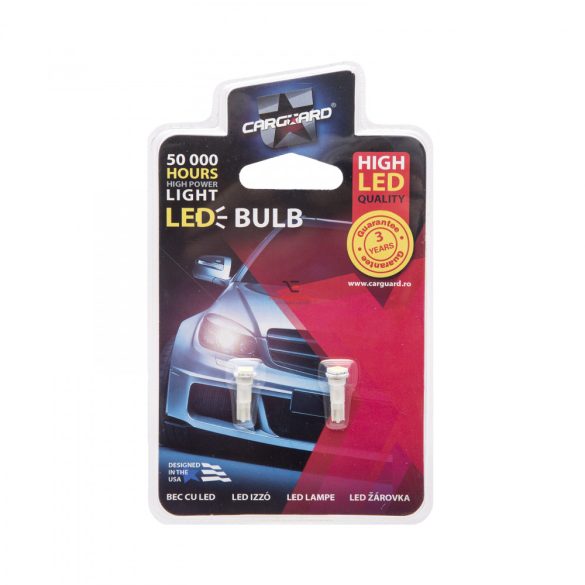 LED izzó 
CLD001
 0,25W • T5 • 18 lumen
2 db / bliszter