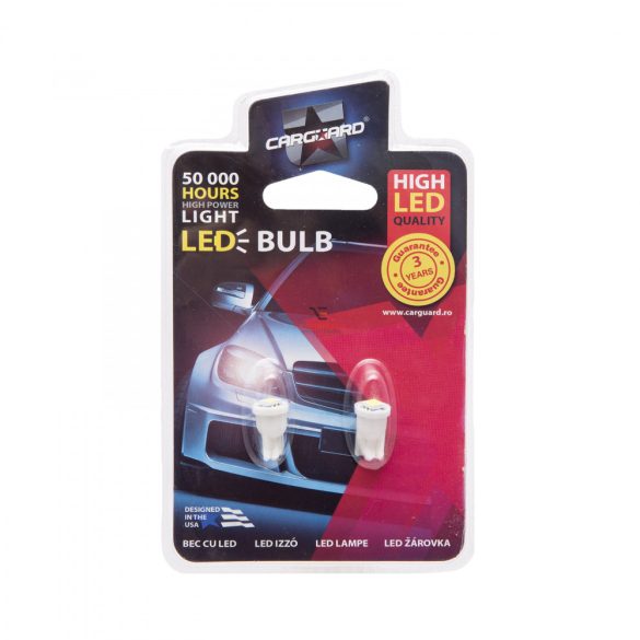 LED izzó 
CLD003 
 0,25W • T10 • 18 lumen
2 db / bliszter