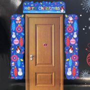 XXL Karácsonyí ajtódíszítő szett 3 db-os