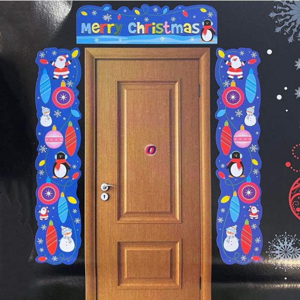 XXL Karácsonyí ajtódíszítő szett 3 db-os