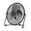 Ventilátor USB 18cm fekete