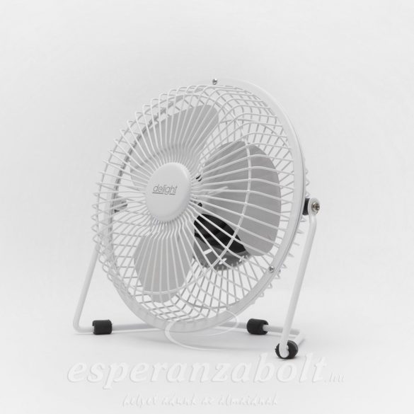 Ventilátor USB 18cm fehér