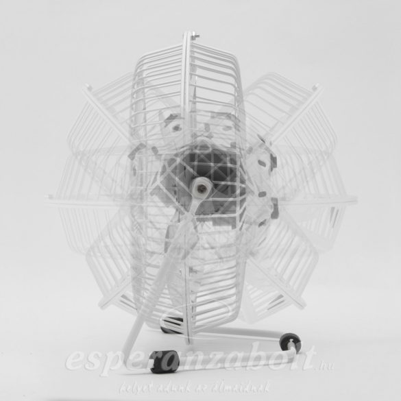 Ventilátor USB 18cm fehér