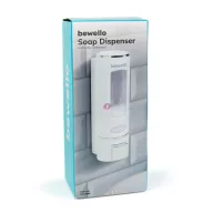  Szappanadagoló - kézzel működtethető - 400 ml - fali - fehér