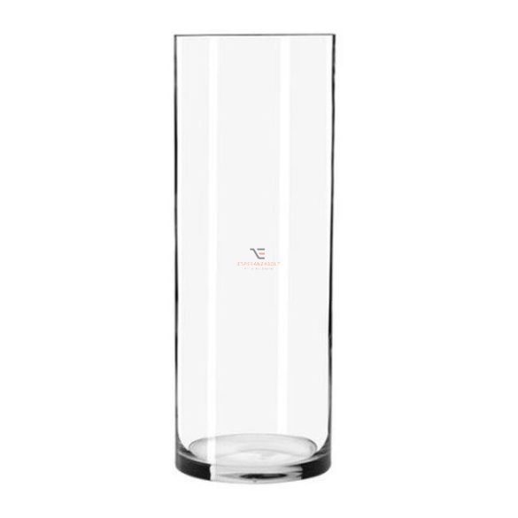 Váza kerek 50x15cm üveg