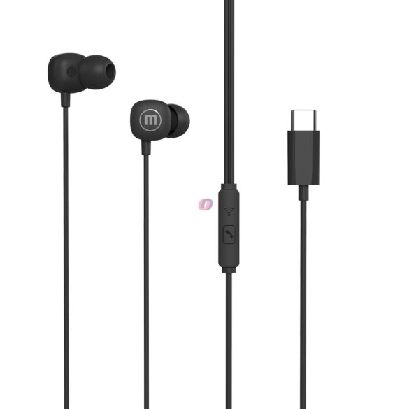 Maxell square+ fülhallgató - Type-c - 120 cm - fekete
