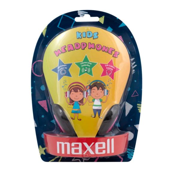 Maxell gyerek fejhalgató - 3,5 mm jack - rózsaszín