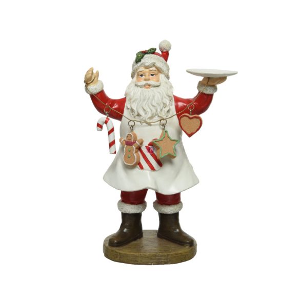 Luxury Karácsonyi figura "Santa'" 23 cm