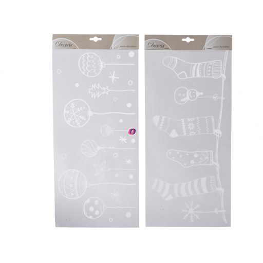 XL Luxury Karácsonyi diótörő ablakmatrica 44 cm