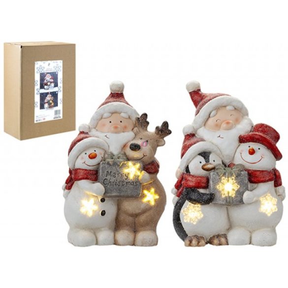 XL Világító Karácsonyi figura "Santa's Friends" világító 2 féle választható