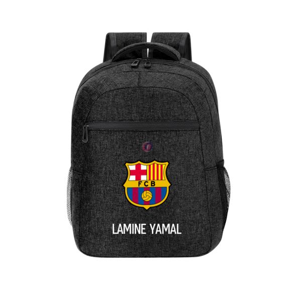 Barcelona hátizsák személyre szabható egyedi névvel és számmal fekete