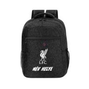   Liverpool hátizsák személyre szabható egyedi névvel és számmal fekete
