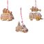 Luxury Mézeskalács autós karácsonyfadísz figurák 7,5 cm 3.f