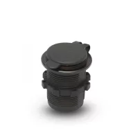   Szivargyújtó helyére beépíthető USB aljzat,zöld LED - csavaros2 x USB - 5V - 2,1A