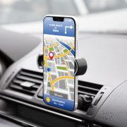   Telefontartó - szellőzőrácsra rögzíthető - fekete - 54996