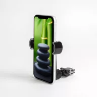   Telefontartó - szellőzőrácsra rögzíthető - fekete - 54996