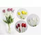 5 db Élethű tapintású tulipán 33 cm többféle szín