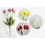 5 db Élethű tapintású tulipán 33 cm többféle szín