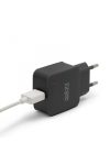 USB Hálózati adapter 1xUSB fekete